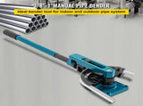 Pipe Tube Bender, 3/8" to 1" Manual Pipe Tube Bender, with 7 Dies, Heavy Duty Tube Bender Tubing of V952-SDWGJ000000000001V0