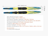 150 cm Water Skis Combo Adults Water Skis with X-7 Adjustable Bindings V952-HSQSJK54INCHM9FM6V0