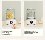Portable Washing Machine Travel Washing Machine USB Rechargeable Washing - Blue - Size 1689 V1106-DSZ-XXX-NNN-BLU-1689