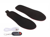 Heated Insoles DIY Cuttable Smart Remote Control USB Rechargeable Electric Heating Insoles for Men V1294-YM3113220238311-0421