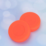 10 Pcs Street Hockey Pucks Durable Orange Rubber Smooth Surface for Practice V1366-AZ2-W-17202
