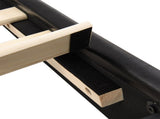 Levede Floating Bed Frame Double with Headboard LED Lights Mattress Base BF1060-D-BK