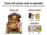 Dollhouse Miniature with Furniture Kit Plus Dust Proof and Music Movement - Asia V178-13837