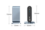 12-in-1 USB-C Hub with USB 3.0 Ports & Mini HDMI OTG Support V1263-JX-6336