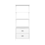 Artiss Bookshelf Display Shelf 2 Drawers 152CM White FUR-S-DSHELF-03-WH