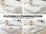 Artiss Convertible Folding Sofa Bed Beign SBED-E-FLD03-2S-BG-AB