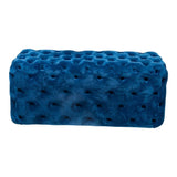 Elsa Navy Blue Velvet Ottoman-Rectangular V264-OTM-801V-BLU-NA-1