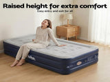 Weisshorn Air Mattress Single Inflatable Bed 46cm Air bed Cube AMAT-CUB03-46-S-GYBL