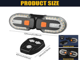 Bike Turn Signals Waterproof Remote Control 5 Mode Bike Tail Light with Right & Left Light 600mAh V1259-DP01-A-2671