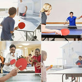 Easy-to-Install Durable Racket 3-Step Assembly, 5-Layer Composite Wood, Ergonomic Non-Slip Grip for V1106-PPQW001