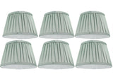 6Pcs Modern Wall Light Lampshade Cloth Fabric Lamp Cover Accessory for Chandeliers Green V1294-YM0901-3119200093211