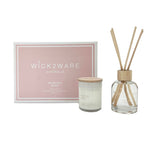 Wick2Ware Australia Morning Rose Essential Oils Diffuser and Soy Wax Candle Set V330-WICK2WARE07