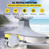 T-Top Boat Cover, Fit for 22'-24' Boat, Heavy Duty 600D Marine Grade Oxford Hard Top Cover, UV V952-XDPCGT2224116P1TVV0