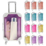 12Pcs Mini Suitcase Storage Box ABS Mini Luggage Candy Box Multi Color Mini Suitcase Party Favor Box V1369-AZ3-W-11988