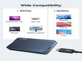 ACASIS TBU405Air USB4 40Gbps M.2 NVMe SSD Enclosure PCIe External Case Compatible with V28-ELEACATBU405AIR