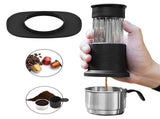 Portable Coffee Maker 2 in 1 Travel Coffee Machine Compatible NES Capsule and Ground Coffee Manual V1294-YM0901-H49321B