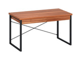 Artiss Computer Desk Drawer Storage Walnut 100CM MET-DESK-118-WN