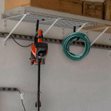 Bike Hooks for Garage Ceiling Mount Rack.4X8 Overhead Garage Storage Rack for Ceiling Hanging V1192-AZ-W-20917