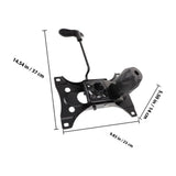 Black Metal Swivel Base for Office Chair, 1 Piece Replacement Part for Adults and Back to School Use V1366-AZ2-W-20270