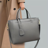Women'S Tote Briefcase Commuting Bag Handheld Bag Cross-Body Bag Spacious Tote - Gray - Size V1347-127-68639-GRY-31-11-24