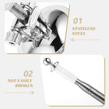 Stainless Steel Car Cup Holder Flagpole Mount, Windproof and Stable Design for Vehicle Use V1370-AZ4-11822