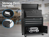 Giantz Tool Chest Trolley 12 Drawers Storage Cabinet Toolbox TB-12DR-93-BK