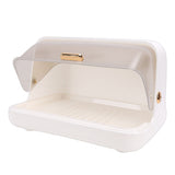 Dish Bowl Drying Box Large Capacity Space Saving Dust Proof Plastic Dish Drainer Rack with Lid for V1294-YM0901-3117250216611
