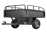 Garden Utility Trailer, 10 Cu. Ft & 227 kg Capacity, ATV UTV Hauling Trailer, Tow Behind Steel Dump V952-HYTCHSTPK10CJT946001V0