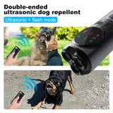 Ultrasonic Dog Repeller High-Power, Flash Mode, Effective Outdoor Use for Controlling Aggressive V888-ELOSUNG16718