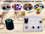 Electric Bobbin Winder Portable Bobbin Winder with Handle Automatic Bobbin Winder Machine V1369-AZ3-W-22349