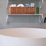 Bathroom Toilet Organizer,Back of Toilet Storage Basket,Waterproof Storage Baskets for Toilet Tank 3 V1370-AZ4-10417