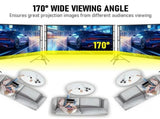 120 Inch Projector Screen with Stand & Carry Bag, 169 Foldable Movie Screen, 4K HD Compatible, V1181-AG-PROJECTOR
