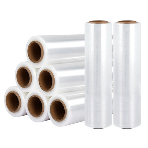 500mm x 400m Stretch Film Pallet Shrink Wrap 8 Rolls Package Use Plastic Clear SF-50X400-4-TPX2