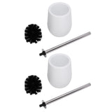 2sets Toilet Bowl Cleaner Brush Lockable Thread Convenient Practical Efficient Safe Reliable Durable V1294-YM0715-3112210116312