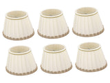 6PCS Candle Lamp Lampshade Clip On Fabrics Lampshades Set for Table Lamp Wall Lamp V1294-YM0521-3119230010611