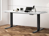 Levede Motorised Standing Desk Adjustable 120cm White 800x 1.5MM DH4948-120D-BKWH
