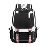 1 Pack 11.4118.116.3in Black Mint Green Splicing Laptop Backpack, Waterproof Lightweight Multi V1366-AZ2-W-21377