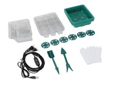 Plant Starter Kit Reusable Plant Germination Kit with Humidity Vented Dome Full Spectrum LED Grow V1294-YM0901-3111250039111