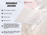 PVC Tablecloth Protector Table Cover Dining Table Cloth Plastic 2134x1070mm 1.5mm V63-838801