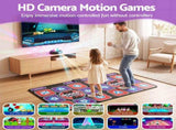 Keezi HDMI Dance Mat 2 Player for Kids & Adults with AR Camera Electronic Dance Pad DMAT-DOUBLE-HDMI-BK