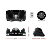Livemor Foot Massager Shiatsu Massagers Electric Remote Roller Kneading Black FOOT-MASSAGE-11-BK