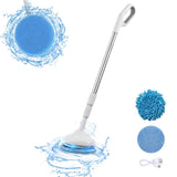 Electric Spin Scrubber Rechargeable Portable Electric Spin Mop Cleaner with Replaceable Brush Heads V1294-YM0901-H48254