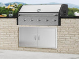 BBQ Access Door, 915x610 mm Double Outdoor Kitchen Door, Stainless Steel Flush Mount Door, Wall V952-SMMBSCJMYS36WMLACV0