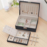 Jewelry Box Jewelry PU Leather Storage Box V1237-ZY-203-0176
