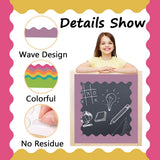 Bulletin Board Borders Set - 6 Rolls 196.8 Ft Bright Bulletin Board Decorations for Office, School V1259-DP01-A-2967