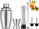 Stainless Steel Cocktail Shaker - 6-piece set - Cocktail set - Cocktail Shaker - cocktail V1188-MS101-03315-1