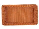 Household Desktop Rectangular Food Bread Fruits Storage Basket for Office RestaurantCoffee Color XL V1294-YM0901-3118200088714