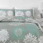 Elegant Quilted Bedspread and Pillowcases Set: Infuse Your Bedroom with Charm - Queen size V745-MAC080164Q13U