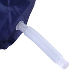 Weisshorn Foldable Bathtub PVC Spa Bucket Inflatable Cushion 134x65cm Navy Blue FB-PVC-140-DB