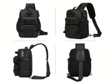 Gray Black Anti-Theft Backpack Waterproof Sling Backpack Travel Backpack Australia Daypack V1347-DSZ-001-001